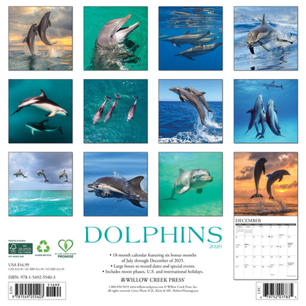 Willow Creek Dolfijnen Kalender 2026