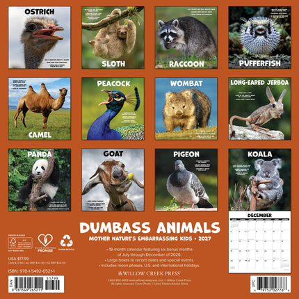 Willow Creek Domme dieren Kalender 2027