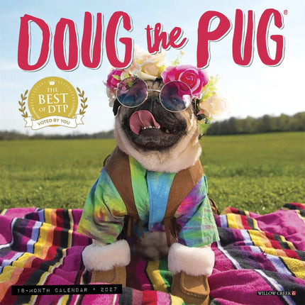 Willow Creek Doug the Pug Kalender 2027 Mini