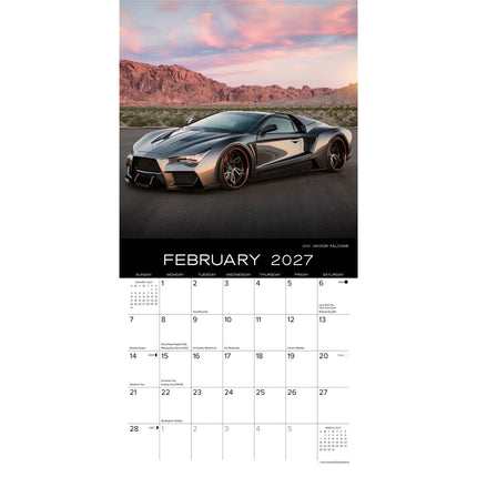 Willow Creek Dream Cars Kalender 2027 Mini