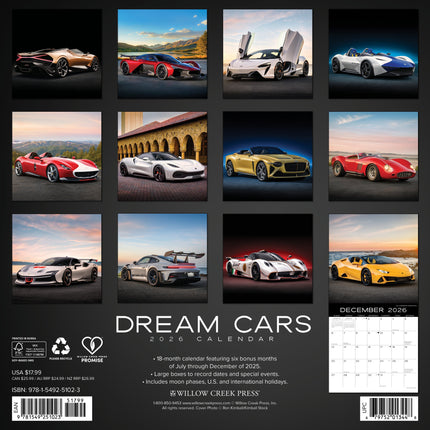 Willow Creek Droomauto's Kalender 2026