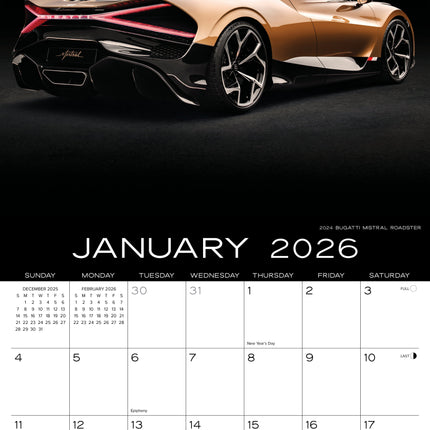 Willow Creek Droomauto's Kalender 2026