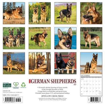 Willow Creek Duitse Herder Kalender 2027