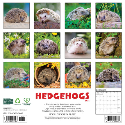 Willow Creek Egel Kalender 2026