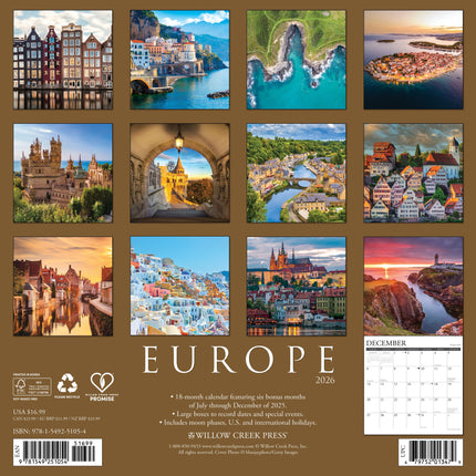 Willow Creek Europa Kalender 2026