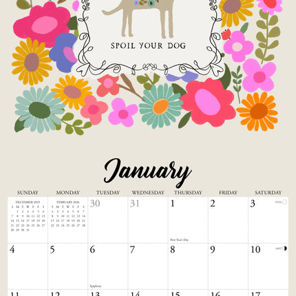 Willow Creek Every Home Needs a Dog (MHS) Kalender 2026
