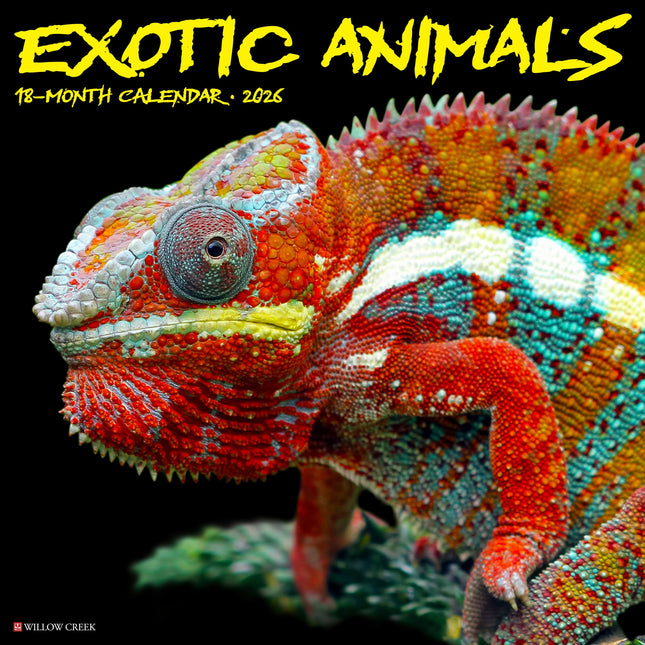 Willow Creek Exotische Dieren Kalender 2026