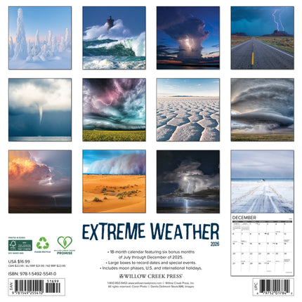 Willow Creek Extreem Weer Kalender 2026