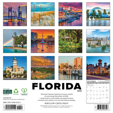 Willow Creek Florida Kalender 2026