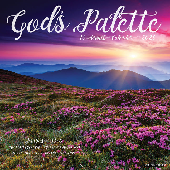 Willow Creek Gods Palet Kalender 2026