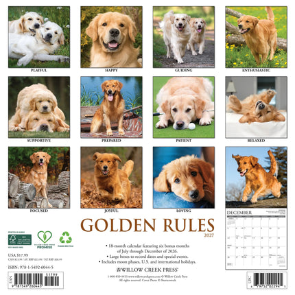 Willow Creek Golden Rules Kalender 2026