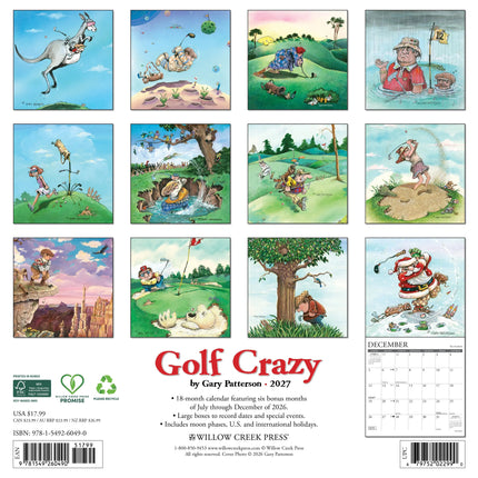 Willow Creek Golf Crazy Kalender 2027