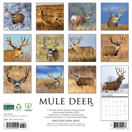 Willow Creek Herten Kalender 2026