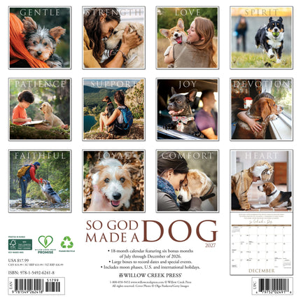 Willow Creek Honden Kalender 2027