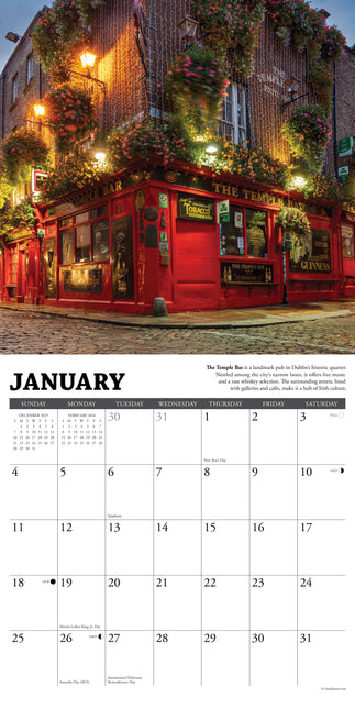 Willow Creek Ierse Pubs Kalender 2026