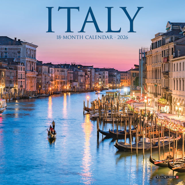 Willow Creek Italië Kalender 2026 Mini