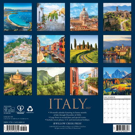 Willow Creek Italië Kalender 2027