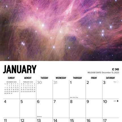 Willow Creek James Webb Space Telescope Kalender 2026
