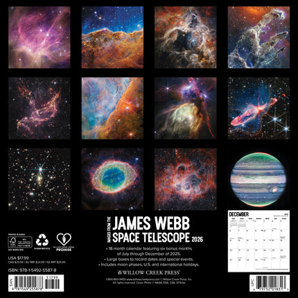 Willow Creek James Webb Space Telescope Kalender 2026