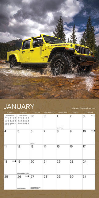 Willow Creek Jeep Kalender 2026 Mini