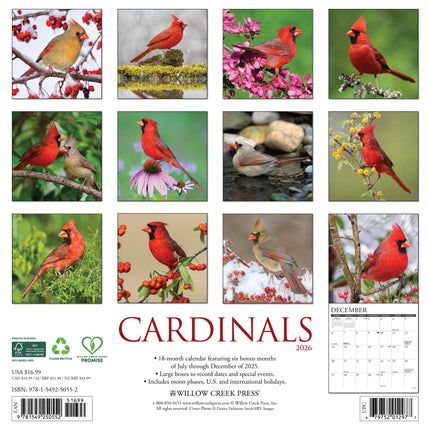 Willow Creek Kardinaal Kalender 2026