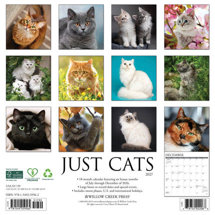 Willow Creek Katten Kalender 2027