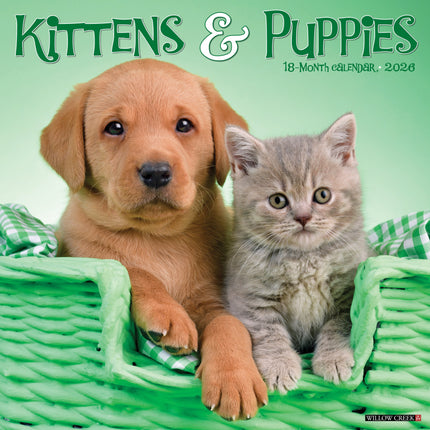 Willow Creek Kittens en Puppies Kalender 2026