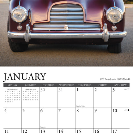 Willow Creek Klassieke auto's Kalender 2026
