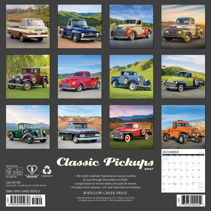 Willow Creek Klassieke Pickups Kalender 2026