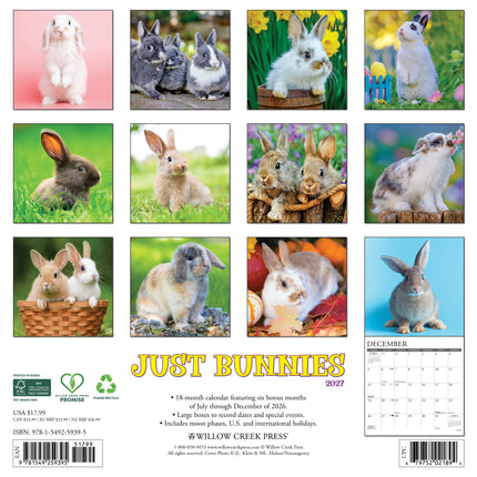Willow Creek Konijnen Kalender 2027