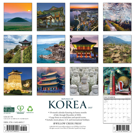 Willow Creek Korea Kalender 2027