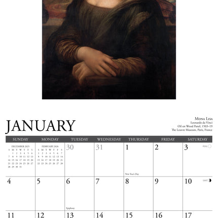 Willow Creek Kunstzinnige Meesterwerken Kalender 2026