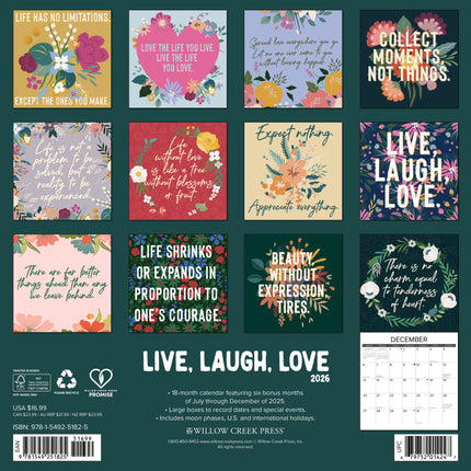 Willow Creek Live, Laugh, Love Kalender 2027