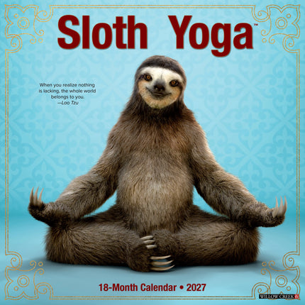 Willow Creek Luiaard Yoga Kalender 2027