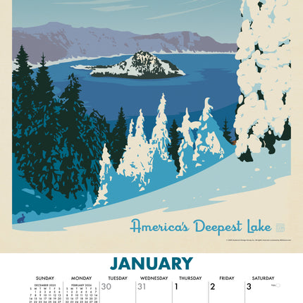 Willow Creek National Parks (ADG) Kalender 2026