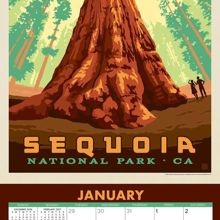 Willow Creek National Parks (ADG) Kalender 2027