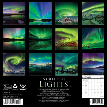 Willow Creek Noorderlicht Kalender 2026