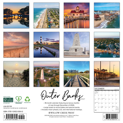 Willow Creek Outer Banks Kalender 2027