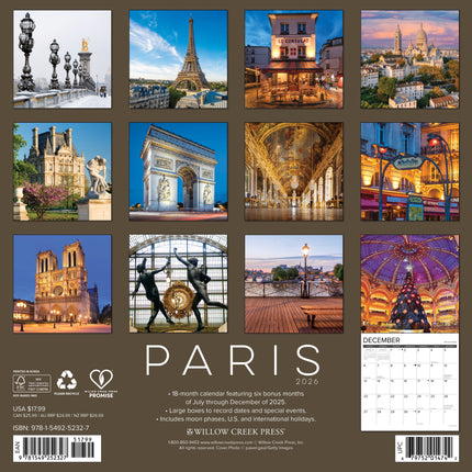 Willow Creek Parijs Kalender 2026