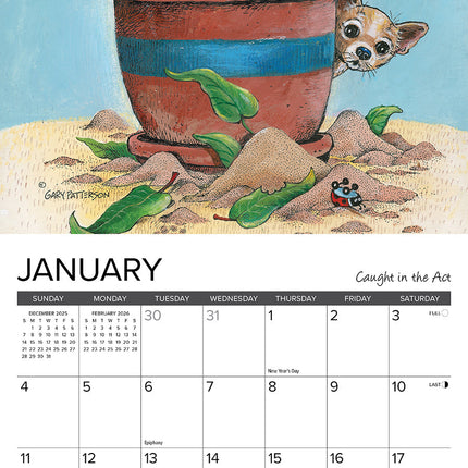 Willow Creek Paws and Claws by Gary Patterson Kalender 2026 Mini