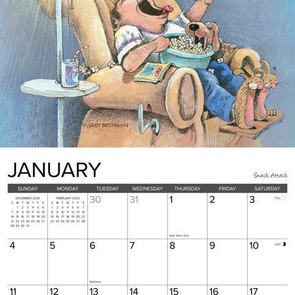 Willow Creek Paws & Claws door Gary Patterson Kalender 2026