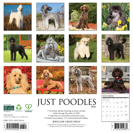Willow Creek Poedel Kalender 2026