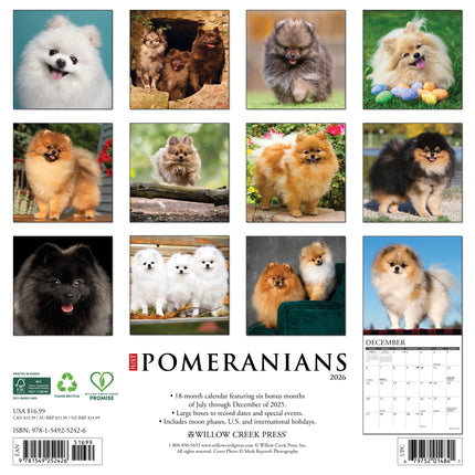 Willow Creek Pomeriaan Kalender 2026