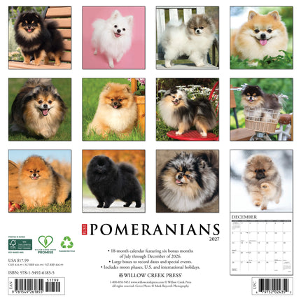 Willow Creek Pomeriaan Kalender 2027