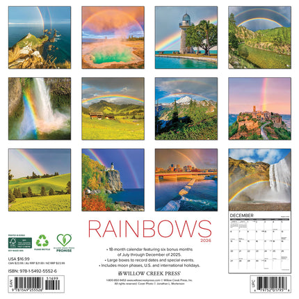 Willow Creek Regenboog Kalender 2026