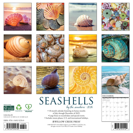 Willow Creek Schelpen Kalender 2026