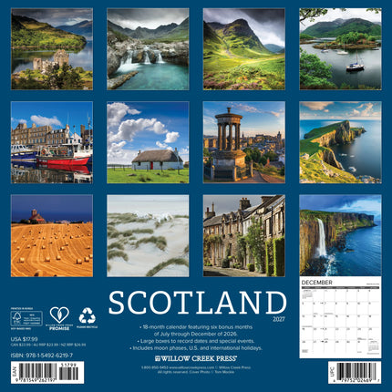 Willow Creek Schotland Kalender 2027