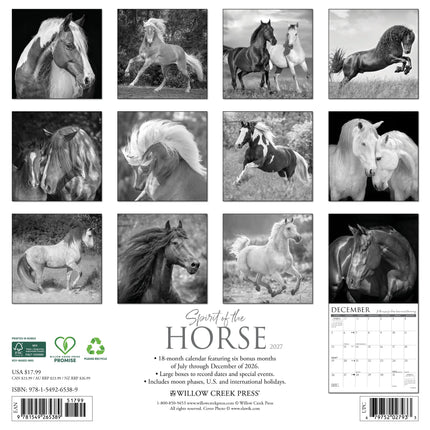 Willow Creek Spirit of the Horse Kalender 2027
