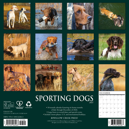 Willow Creek Sportieve Honden Kalender 2027