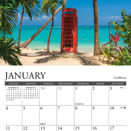 Willow Creek Strand Kalender 2026 Mini